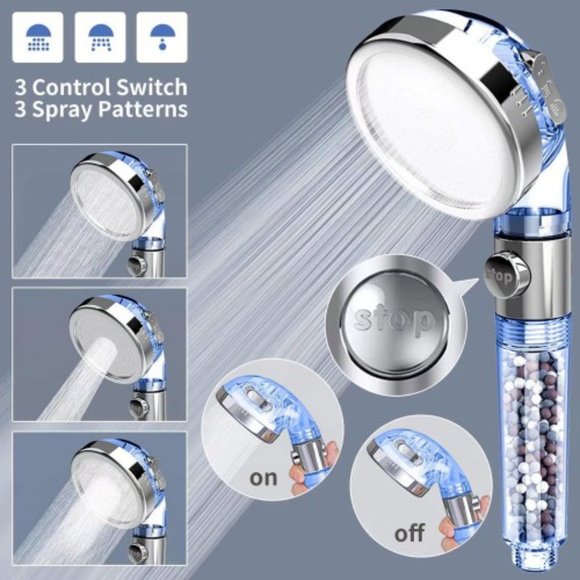 Handheld High Pressure Showerhead - New - Picture 5 of 8